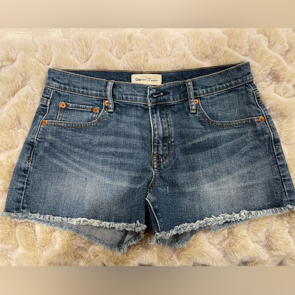 GAP Women's Denim Shorts - Blue
